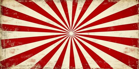 Elegant retro circus design showcasing captivating swirling rays.