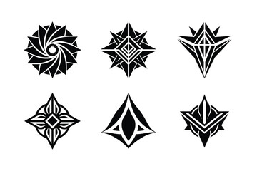 Abstract Geometric Logo Set.