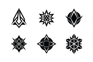 Abstract Geometric Logo Set.