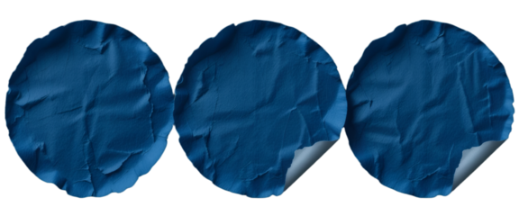 blue circles isolated