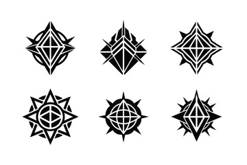 Abstract Geometric Logo Set.