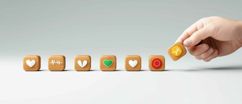 Building health insurance solutions home visual concept minimalist close-up medical provider strategy