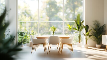 Obraz premium Beautiful Modern Living room Interior with furniture's ,mockup frame , posters, wall -3d Rendering