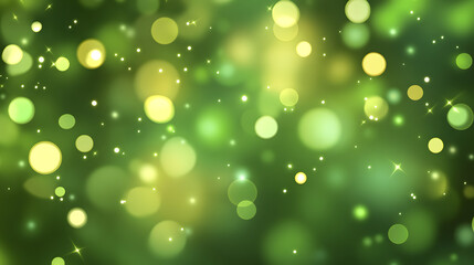 Green background with bokeh, green background vector presentation design

