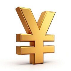 Fototapeta premium golden yen symbol