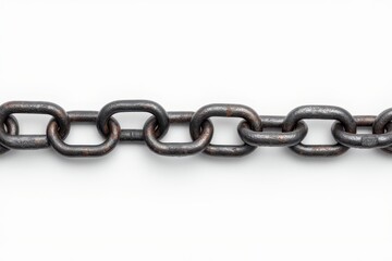 Obraz premium a chain is shown on a white background