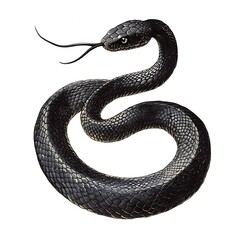 arafed snake with a long neck and a long tongue