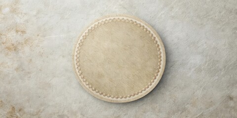 Elegant Circular Design Element on Textured Background, Perfect for Branding and Design Projects