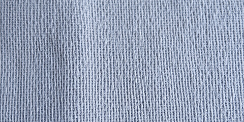 Panoramic Close-Up Texture of Natural Cotton Fabric with Detailed Weave and Soft, Smooth Finish