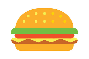 High-quality burger vector art illustrations perfect for microstock sites and creative projects.