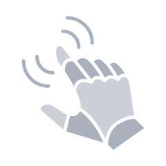 Machine learning icon in flat color style