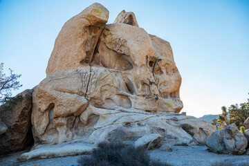  Joshua Tree National Park skull rock formation