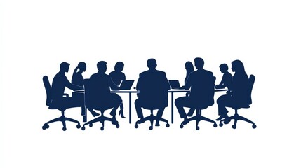 Business meeting with diverse professionals discussing strategies around a table