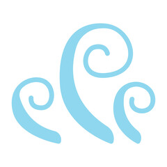 Obraz premium Storm icon in flat color style