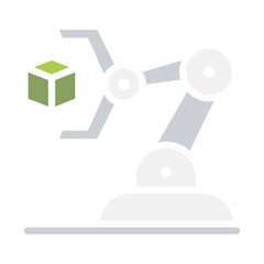 Selection icon in flat color style