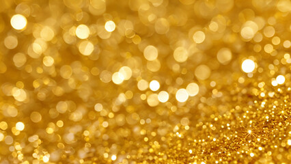 golden bokeh background