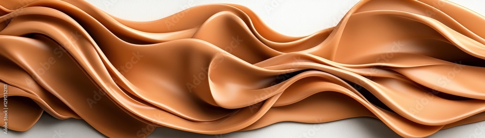 Poster a simple yet striking wavy brown background offering a subtle touch of texture and depth for various