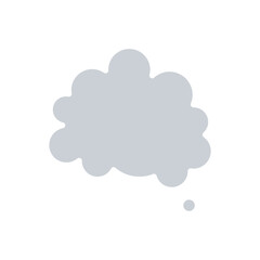 Chat icon in flat color style
