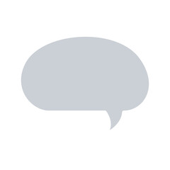 Chat icon in flat color style