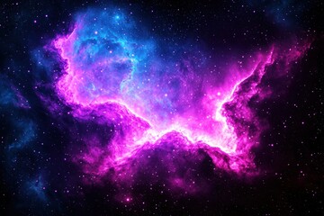 Nebula-like energy clouds forming intricate patterns, deep-space aesthetic with glowing cosmic dust and vibrant hues