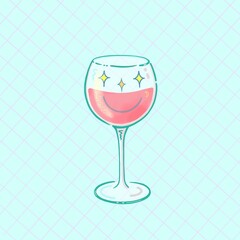 ニコニコ赤ワイン