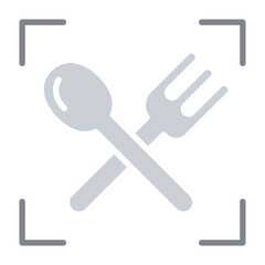 Diet icon in flat color style