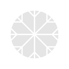 Dandelion icon in flat color style