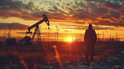 oil areas, drilling man 