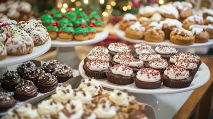 a holiday baking competition where neighbors compete to create the most delicious, festive treats.