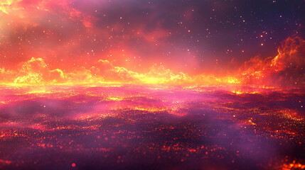 Fototapeta premium A striking fire pink flower with fiery red-pink petals symbolizes passion, vitality, and transformation. Its vibrant hues evoke energy, renewal, and the dynamic beauty of nature in full bloom