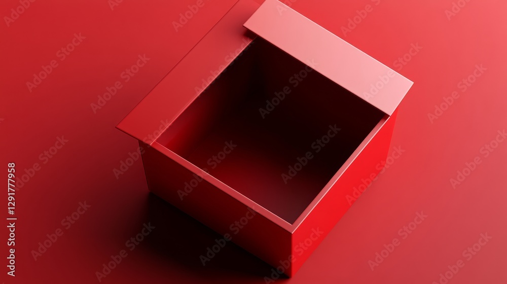 Poster bold red geometric shapes create a striking visual effect in an abstract and modern setting with var