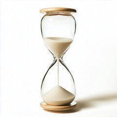 Hourglass Isolated on White Background
