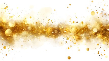 Golden Glitter Abstract Background