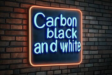 Fototapeta premium Neon light sign with text 