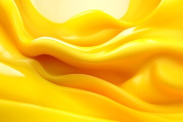 Fototapeta premium Abstract yellow liquid flow