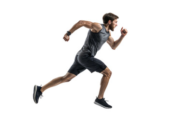 Runner in action