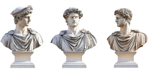 A set of ancient statues