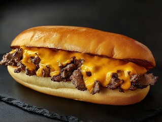 pulled pork sandwich with bacon