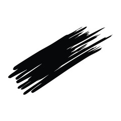 Black brush stroke background design