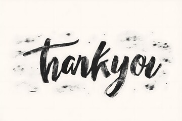Thank You Note, Abstract Design