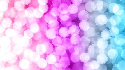 Blurred lights bokeh in pink and blue colors for backgrounds, wallpapers and festive designs