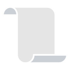 Paper, document, file icon in flat color style