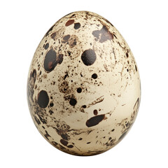 quail egg isolated on white background