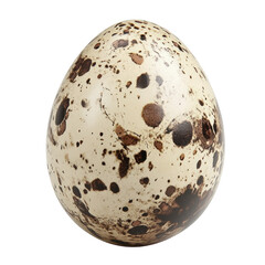 quail egg isolated on white background