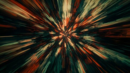 Buy 1 Get 1 Free in a playful and energetic font, surrounded by a vivid burst of dynamic colors exploding outward, creating a festive and celebratory look