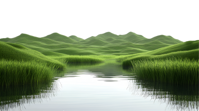 lake in the mountains