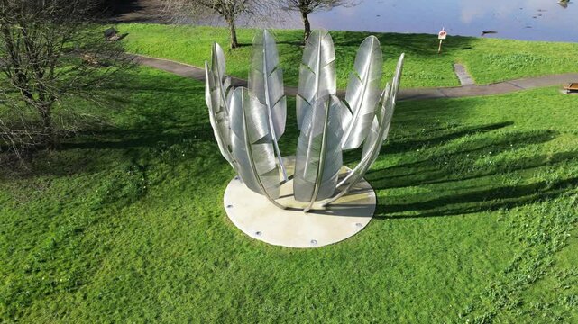 Drone Footage Kindred Spirits Monument, Midleton, Co. Cork, Ireland