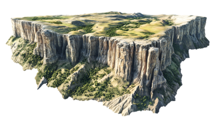 green moss on the rocks