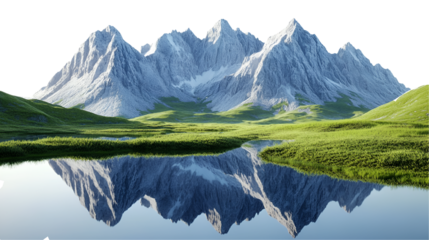 lake in the mountains