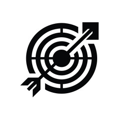 Modern Target Icon Vector Isolated On White Background,Abstract Target Arrow Symbol Vector,Goal and Achievement Symbol,goal symbol, victory sign, darts bullseye logo